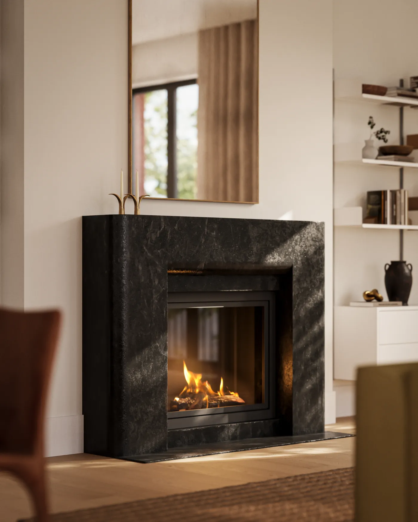 Avdoo Boerum Residential Interiors 23 Fireplace Detail Stage 3